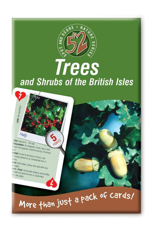 52 Ways Nature Series Playing Cards - Trees and Shrubs