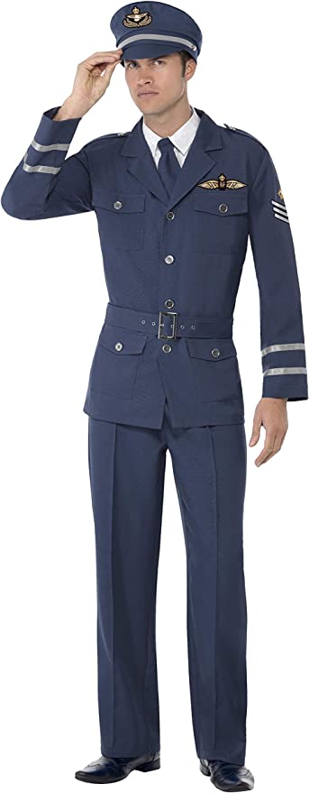 WW2 Air Force Captain Costume - (Adult)