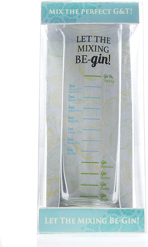 "Let The Mixing Be Gin" Novelty Spirit Measure