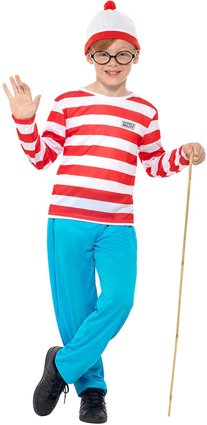 Where's Wally? Waldo Costume -(Child)