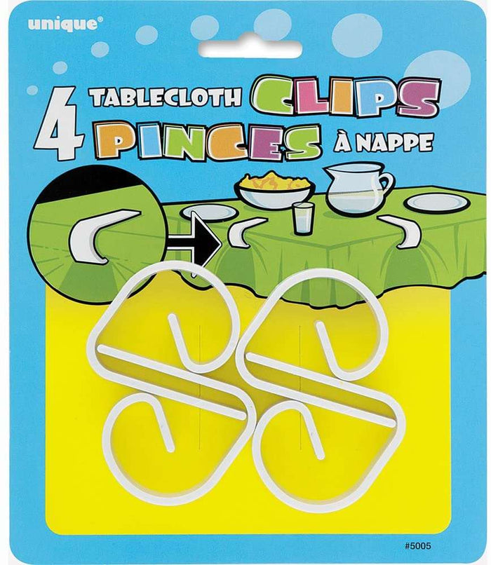 4 Tablecloth Clips