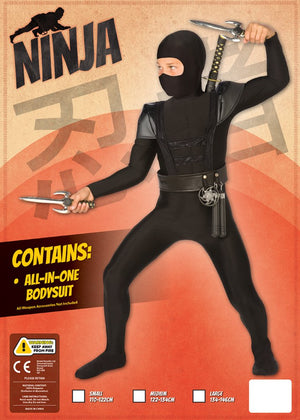 Ninja Bodysuit Costume - (Child)