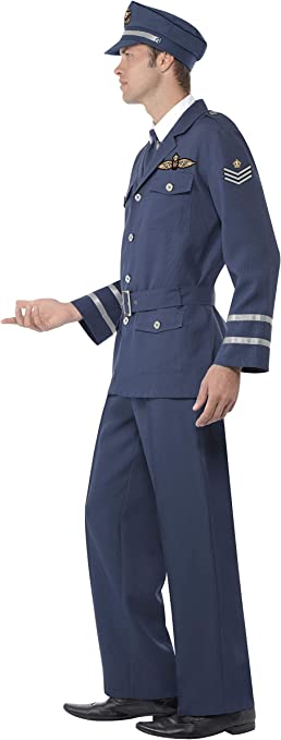 WW2 Air Force Captain Costume - (Adult)