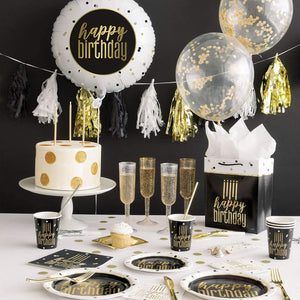 Gold Birthday Candles - Pack of 12