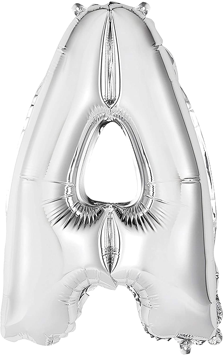 Silver Letter Foil Balloons - 14" (Air Fill Only)