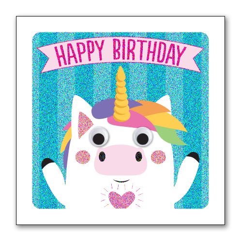 Happy Birthday - Unicorn Card