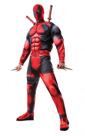 Deluxe Deadpool Costume - (Adult)