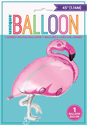 Giant Flamingo Helium Foil Balloon - 45"