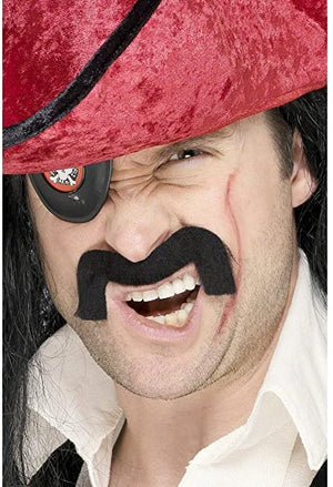 Pirate Tash - Black Droopy Style