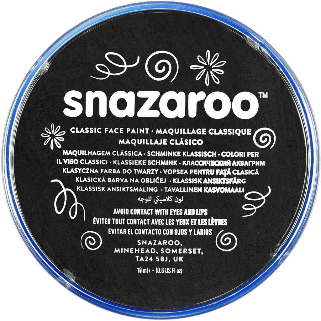 Snazaroo Face Paint 18ml - Black