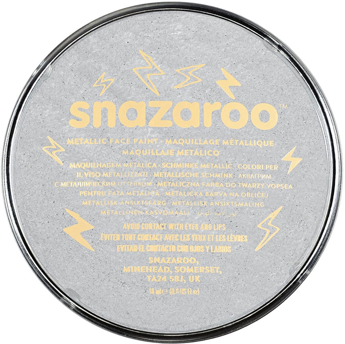 Snazaroo Face Paint 18ml - Metallic Silver
