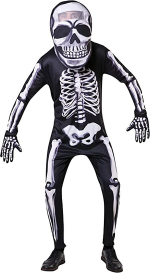 Big Head Skeleton Costume - (Adult)