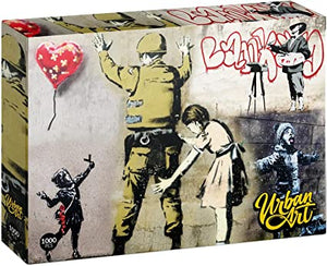 Urban Art: Banksy - Graffiti Painter (1000 Piece Jigsaw Puzzle)