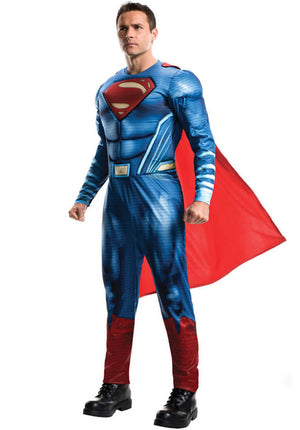 Deluxe Superman Costume - (Adult)