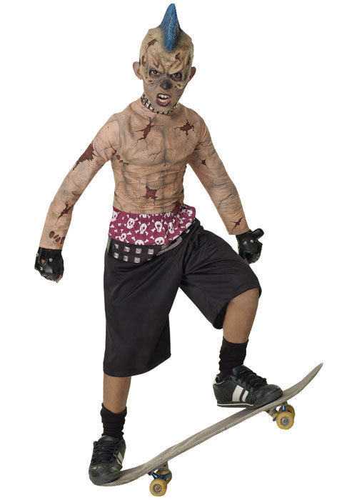 Zombie Skate Punk Costume - (Child)