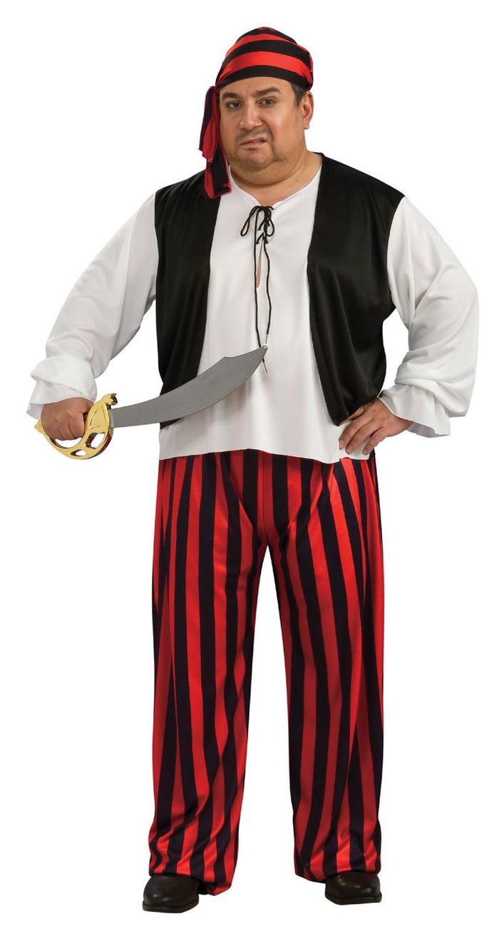 Pirate Man XL Costume - (Adult)