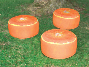 Outdoor Pouffe - Orange