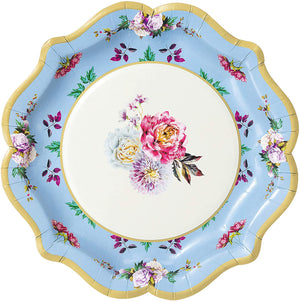 Truly Scrumptious Tea Party Vintage Floral Paper Plates - Medium