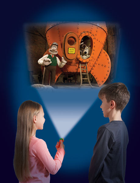 Wallance & Gromit Torch And Projector
