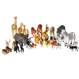 Assorted Wild Animals Tube - 36 pieces