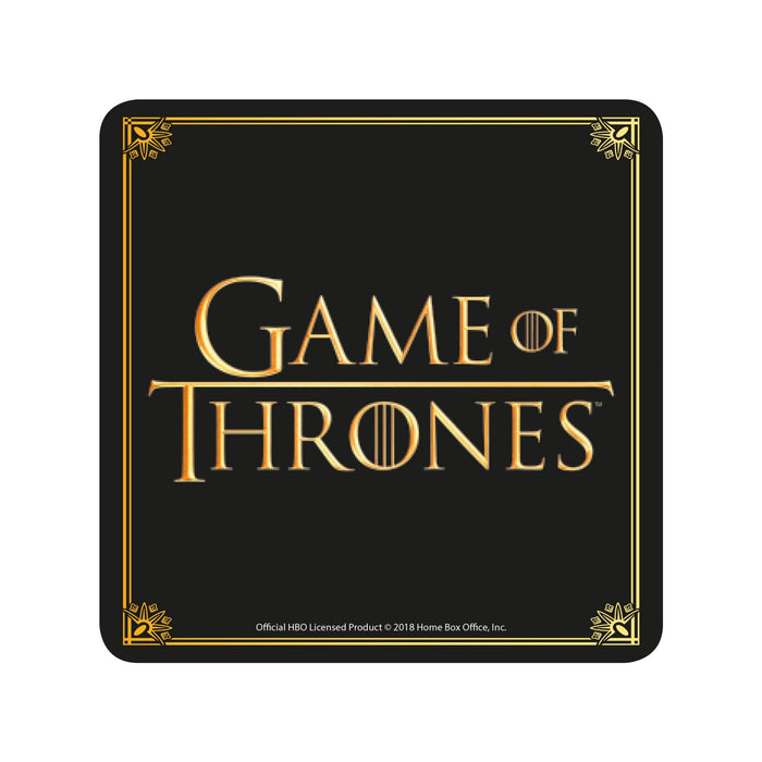 Game Of Thrones Single Coaster - Games Of Thrones Logo