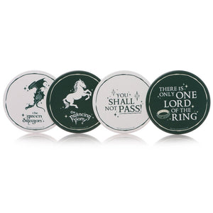 Lord Of Rings Ceramic Coaster - Set Of 4
