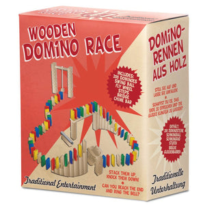 Wooden Domino Race
