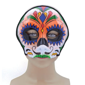 Sugar Skull Face Mask - Orange Mix