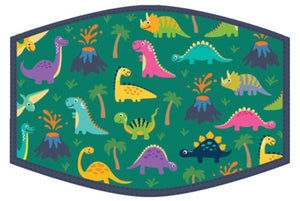 Face Protector (Kids) - Dinosaurs