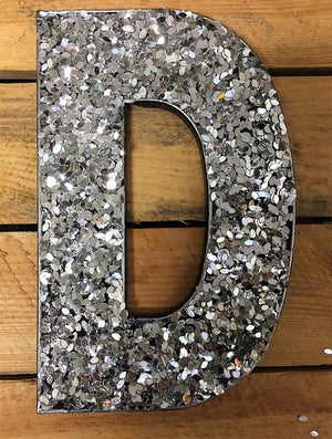 Glitter Letters - Silver