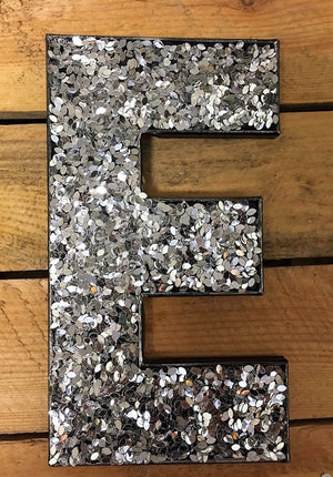 Glitter Letters - Silver