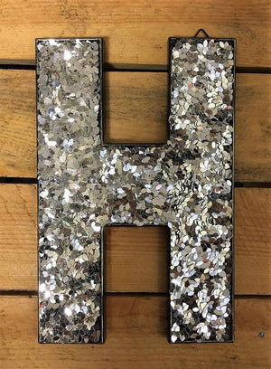 Glitter Letters - Silver