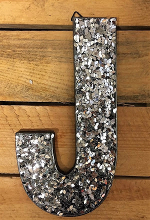 Glitter Letters - Silver