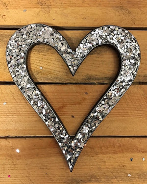 Glitter Letters - Silver