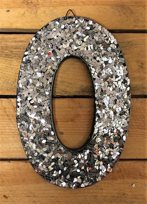 Glitter Letters - Silver