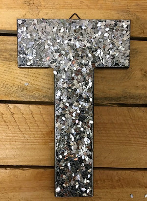 Glitter Letters - Silver