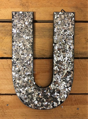 Glitter Letters - Silver