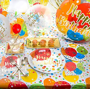 Glitzy Gold "Happy Birthday" Party Accessories & Tableware