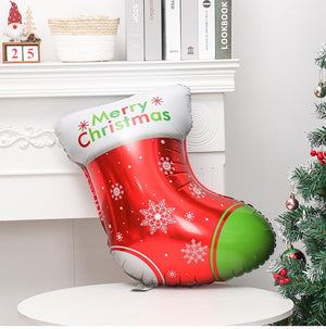 "Merry Christmas" Socks Foil Balloon - 18"