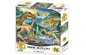 Howard Robinson - Dinosaur Valley Prime 3D Jigsaw Puzzle (150 pieces)
