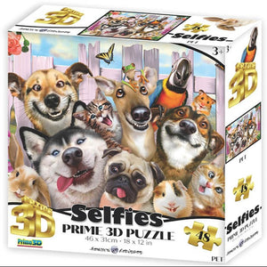 Selfies - Pet Prime 3D Jigsaw Puzzle (48 pieces)