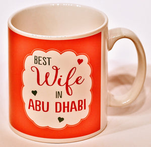 Best Wife In Abu Dhabi Mug (Cloud)