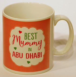 Best Mummy In Abu Dhabi Mug (Cloud)