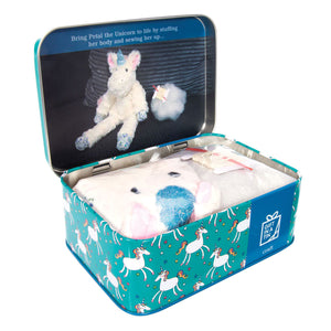 Gift In A Tin - Petal the Unicorn, Simple Sewing Kit