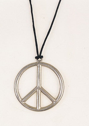 60s' Peace Pendant - Silver