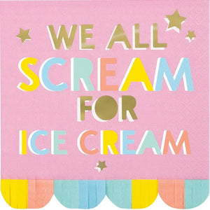 Pastel Ice Cream Party Accessories & Tableware