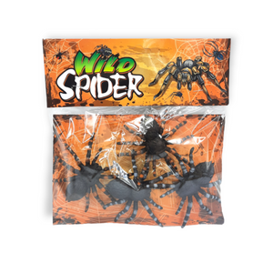 Fake Wild Spiders Halloween Decoration - 4 piece