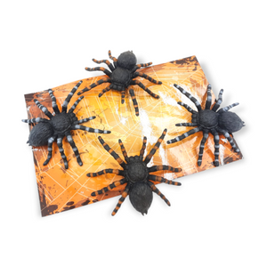 Fake Wild Spiders Halloween Decoration - 4 piece
