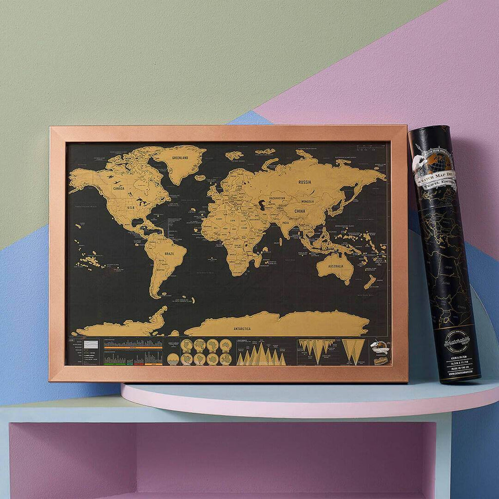 Scratch Map: Travel Deluxe Edition Poster