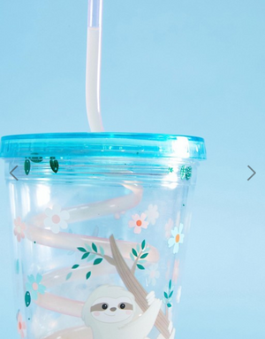 Sloth Straw Cup
